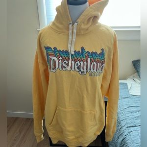 Disneyland retro logo yellow pullover